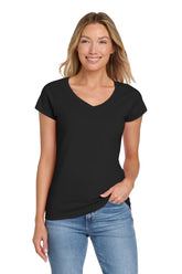 Gildan Softstyle  Women's Fit V-Neck T-Shirt. 64V00L